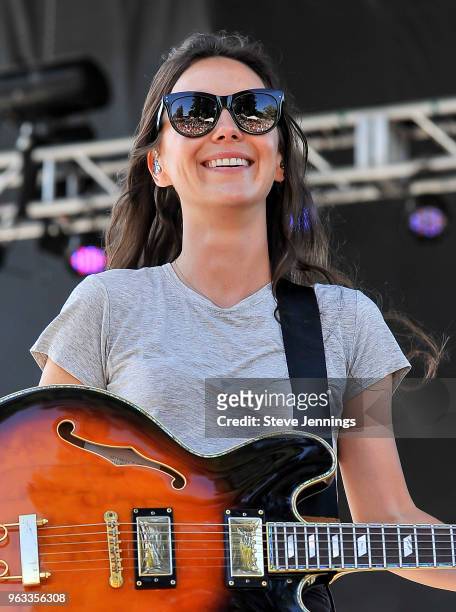 Singer Amy Shark performs on Day 3 of BottleRock Napa Valley Music Festival at Napa Valley Expo on May 27, 2018 in Napa, California.