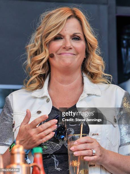 Singer Trisha Yearwood attends the William Sonoma Culinary Stage on Day 3 of BottleRock Napa Valley Music Festival at Napa Valley Expo on May 27,...