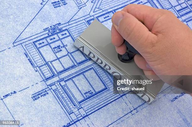 approved for construction - building consent stock pictures, royalty-free photos & images