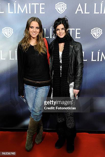 Actresses Ana Fernandez and Clara Lago attend the premiere of "Edge of the Darkness", at Palafox cinema on February 1, 2010 in Madrid, Spain.