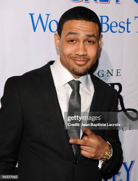 Melik arrives at The Conga Room at L.A. Live on January 31, 2010 in Los Angeles, California.