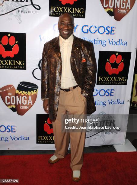 Michael Clarke Duncan arrives at The Conga Room at L.A. Live on January 31, 2010 in Los Angeles, California.