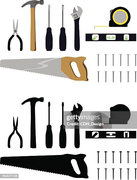 tools ~ vector - screwdriver isolated stock illustrations