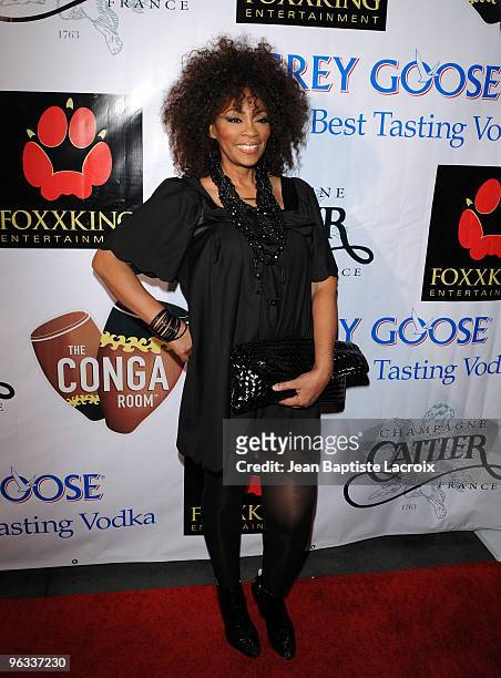 Jodi Watley arrives at The Conga Room at L.A. Live on January 31, 2010 in Los Angeles, California.