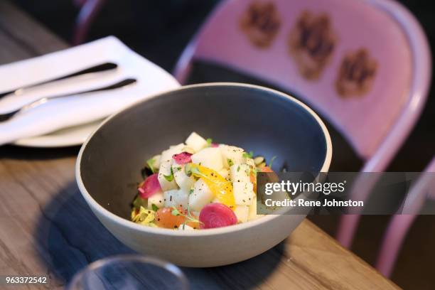 Toronto- Jicama & Citrus Salad Grant van Gameren, Max Rimaldi and Jamie Cook have opened Rosalinda at 133 Richmond West. It's vegan. May 28, 2018