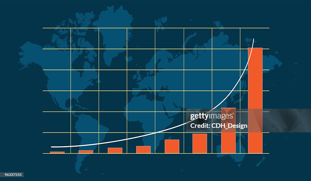 Geographic Graph Map World Map Graph High-Res Vector Graphic - Getty Images