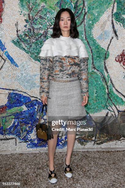 Doona Bae attends Louis Vuitton 2019 Cruise Collection at Fondation Maeght on May 28, 2018 in Saint-Paul-De-Vence, France.