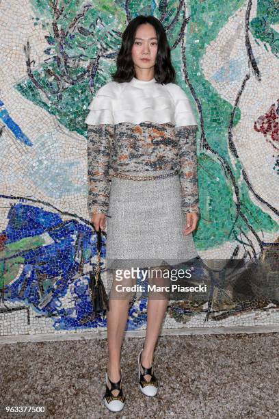 Doona Bae attends Louis Vuitton 2019 Cruise Collection at Fondation Maeght on May 28, 2018 in Saint-Paul-De-Vence, France.
