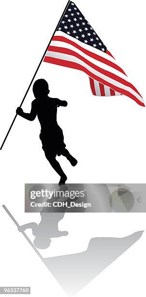american boy - small town stock illustrations