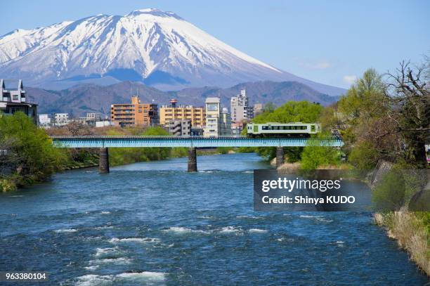 mt. iwate - iwate prefecture stock pictures, royalty-free photos & images