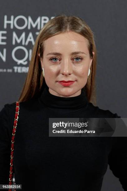 Actress Angela Cremonte attends 'The Man Who Killed Don Quixote' premiere at Dore cinema on May 28, 2018 in Madrid, Spain.