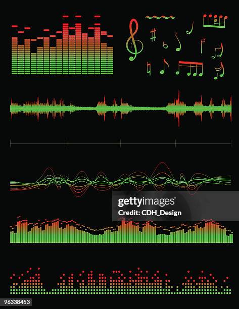 equalizers and sound - 有坑紱的 幅插畫檔、美工圖案、卡通及圖標