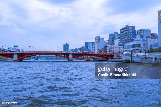 azuma bridge - elisete shiraishi stock pictures, royalty-free photos & images