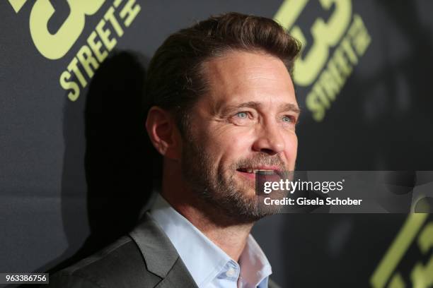 Jason Priestley during the premiere of Private Eyes at Gloria Palast on May 28, 2018 in Munich, Germany.