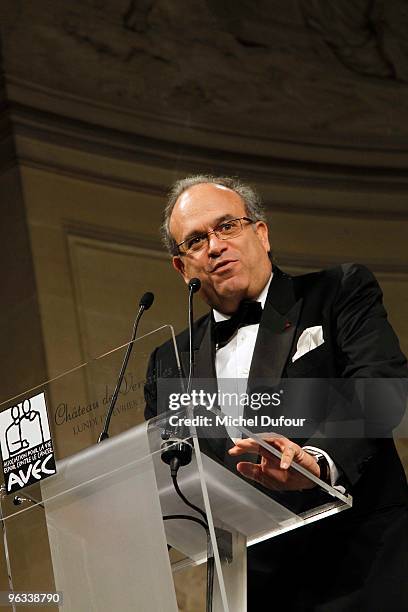 Prof David Khayat attends the Gala Dinner for Association A.V.E.C. At Chateau de Versailles on February 1, 2010 in Versailles, France.