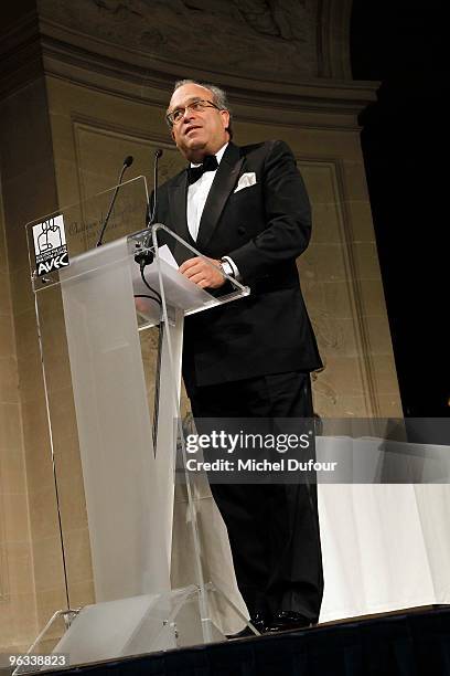 Prof David Khayat attends the Gala Dinner for Association A.V.E.C. At Chateau de Versailles on February 1, 2010 in Versailles, France.