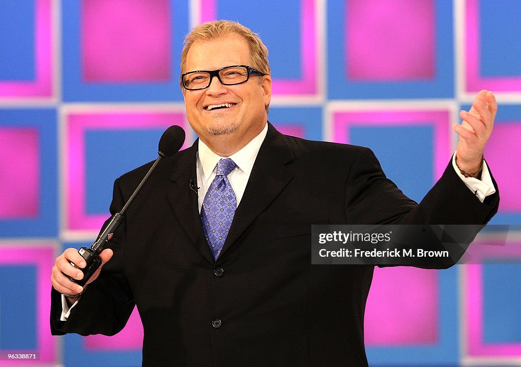Host Drew Carey celebrates his 500th "The Price Is Right" television ...