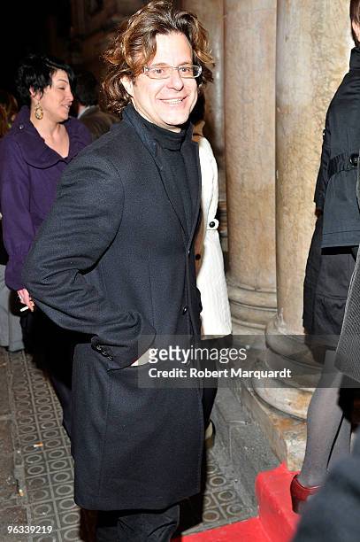 Ricardo Bofill arrives on the red carpet at the Premios de Gaudi held at the Theater Coliseum on February 1, 2010 in Barcelona, Spain.