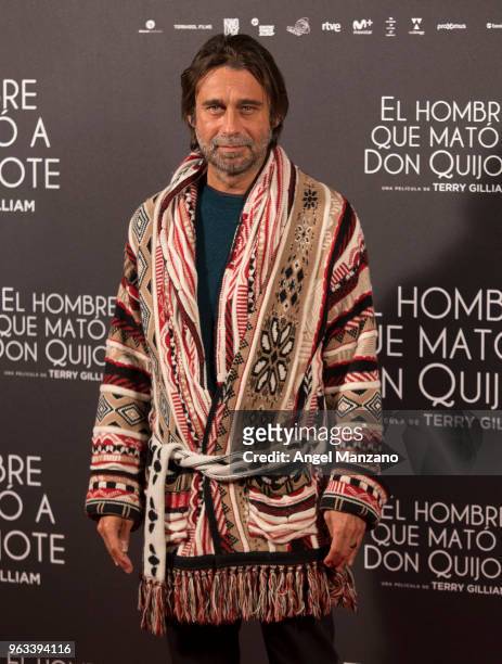 Jordi Molla attends 'The man who killed Don Quixote' Madrid Premiere on May 28, 2018 in Madrid, Spain.