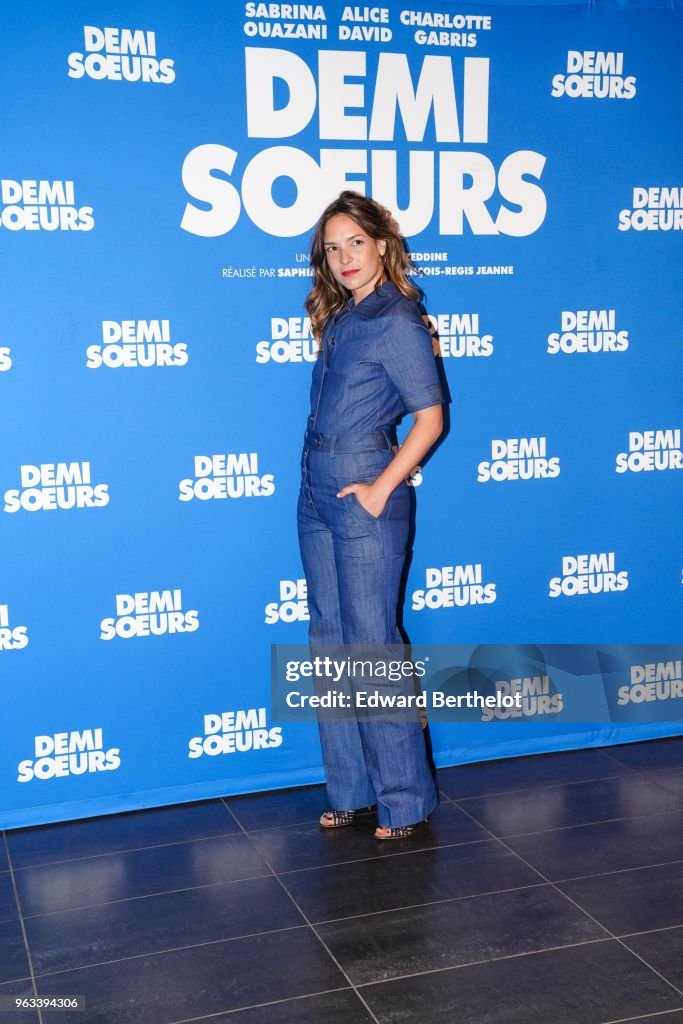 Luana Duchemin attends the "Demi Soeurs" Paris Premiere photocall, at