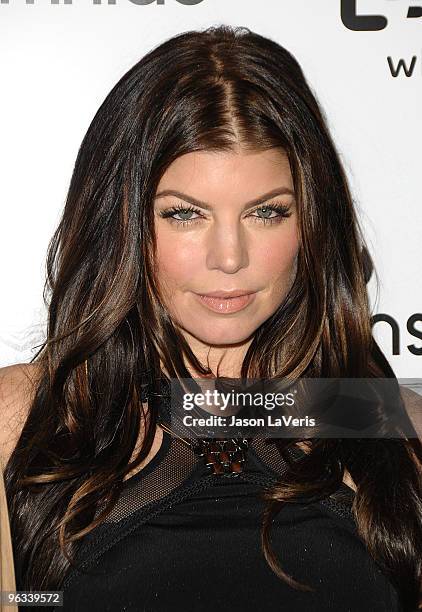 Fergie of the Black Eyed Peas attends the 1st annual Data Awards at Hollywood Palladium on January 28, 2010 in Hollywood, California.