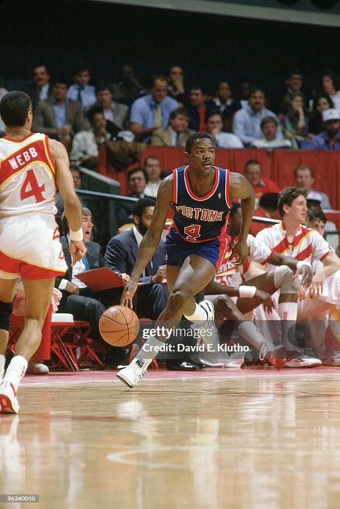 Detroit Pistons Joe Dumars...