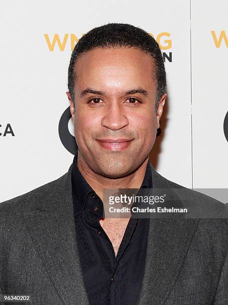 News This Morning" co-anchor, Maurice Dubois attends the "Faces of America" premiere at Allen Room at Lincoln Center on February 1, 2010 in New York...