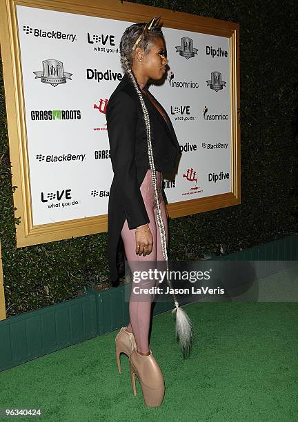 Kelis attends the 1st annual Data Awards at Hollywood Palladium on January 28, 2010 in Hollywood, California.