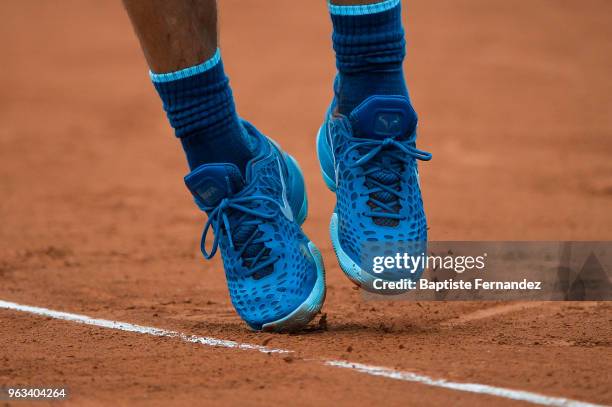 Rafael Nadal of Spain during Day 2 of Roland Garros, the French Open 2018 on May 28, 2018 in Paris, France.