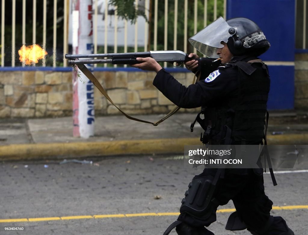 TOPSHOT-NICARAGUA-POLITICS-PROTEST