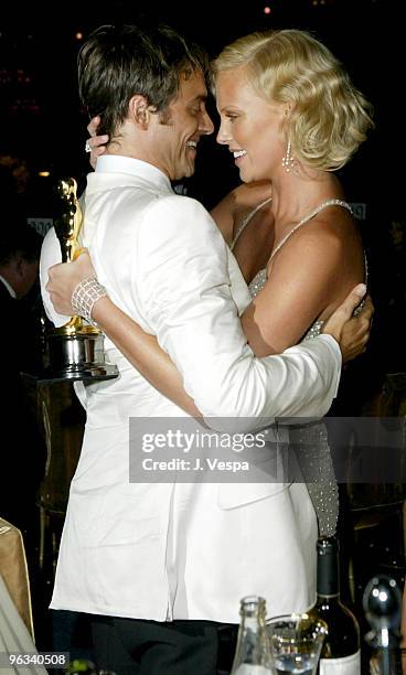 Stuart Townsend and Charlize Theron