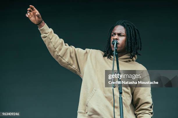 Daniel Ceasar performs onstage at Harvard Athletic Complex on May 26, 2018 in Boston, Massachusetts.