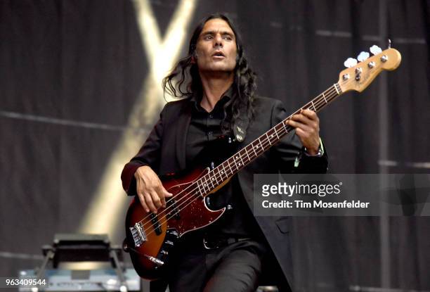 Ashish Vyas of Thievery Corporation performs during the 2018 BottleRock Napa Valley Music Festival at Napa Valley Expo on May 27, 2018 in Napa,...