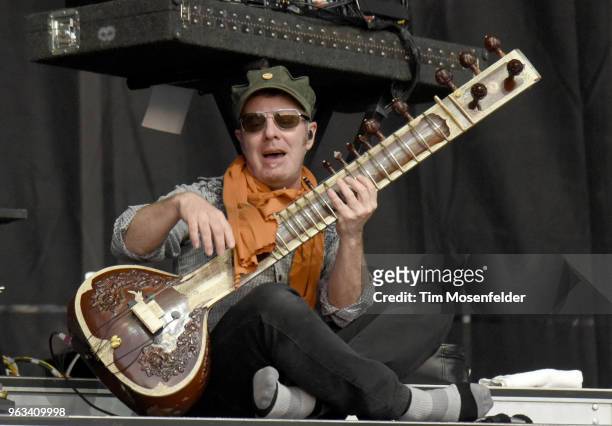 Rob Myers of Thievery Corporation performs during the 2018 BottleRock Napa Valley Music Festival at Napa Valley Expo on May 27, 2018 in Napa,...
