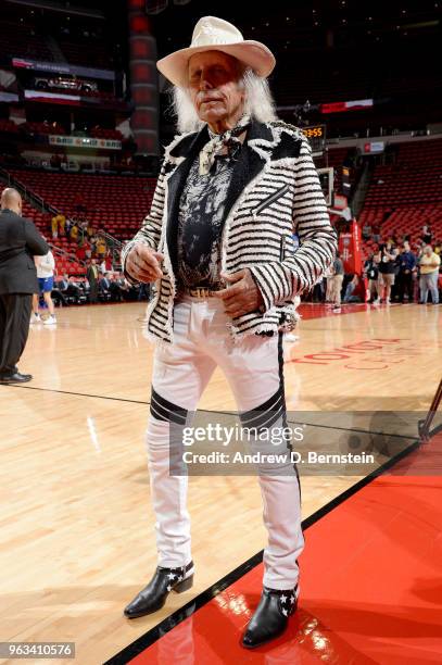 James Goldstein is seen before the game between the Golden State Warriors and the Houston Rockets during Game Seven of the Western Conference Finals...