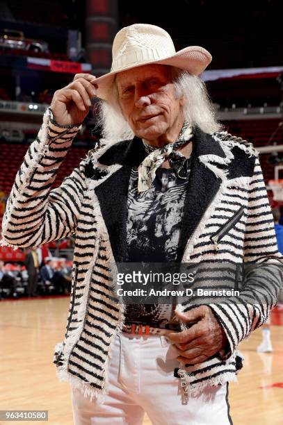 James Goldstein is seen before the game between the Golden State Warriors and the Houston Rockets during Game Seven of the Western Conference Finals...