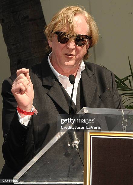 Bone Burnett attends Roy Orbison's induction into the Hollywood Walk Of Fame on January 29, 2010 in Hollywood, California.