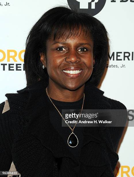 Deborah Roberts attends the premiere screening of "Faces of America" at the Allen Room, Frederick P. Rose Hall, home of Jazz at Lincoln Center on...