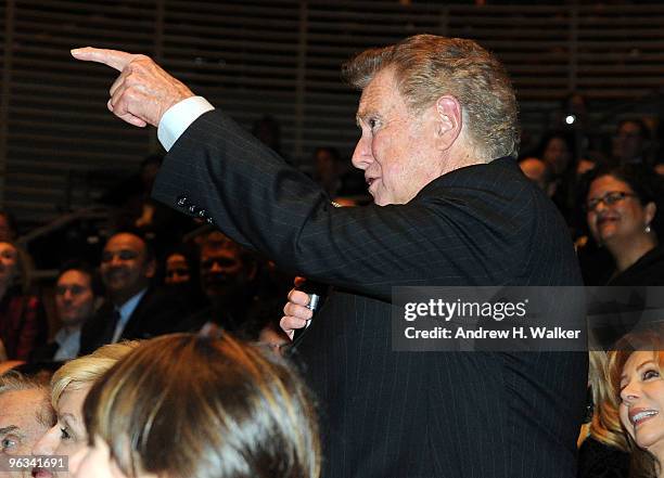 Regis Philbin attends the premiere screening of "Faces of America" at the Allen Room, Frederick P. Rose Hall, home of Jazz at Lincoln Center on...