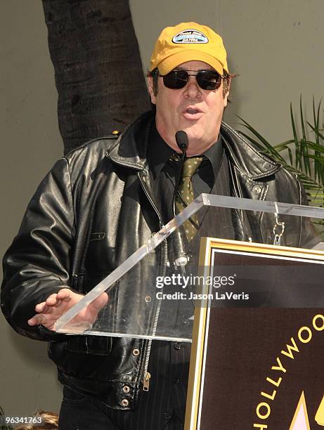 Dan Aykroyd attends Roy Orbison's induction into the Hollywood Walk Of Fame on January 29, 2010 in Hollywood, California.