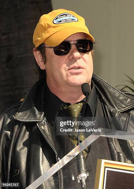 Dan Aykroyd attends Roy Orbison's induction into the Hollywood Walk Of Fame on January 29, 2010 in Hollywood, California.