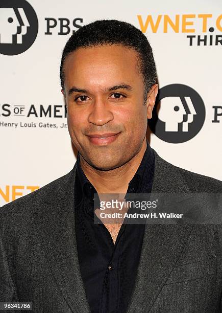Maurice Dubois attends the premiere screening of "Faces of America" at the Allen Room, Frederick P. Rose Hall, home of Jazz at Lincoln Center on...