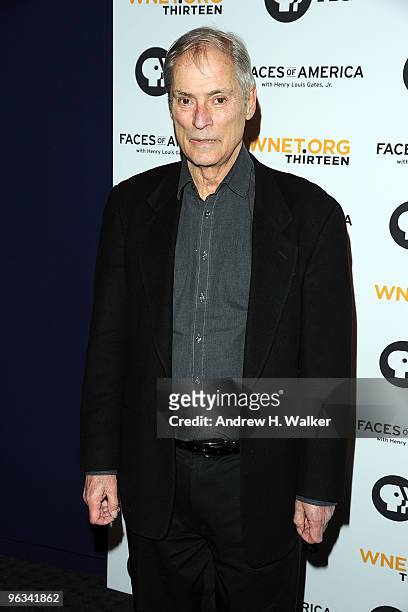 Bob Simon attends the premiere screening of "Faces of America" at the Allen Room, Frederick P. Rose Hall, home of Jazz at Lincoln Center on February...