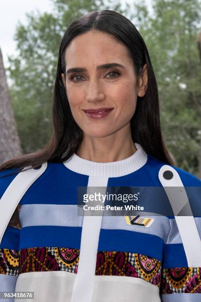 Jennifer Connelly attends Louis Vuitton 2019 Cruise Collection at Fondation Maeght on May 28, 2018 in Saint-Paul-De-Vence, France.