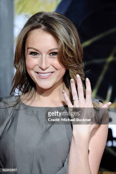 Actress Alexa Vega arrives at the premiere of Screen Gems' "Dear John" at the Grauman's Chinese Theatre on February 1, 2010 in Hollywood, California.