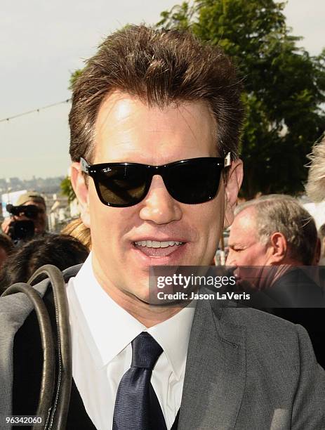 Chris Isaak attends Roy Orbison's induction into the Hollywood Walk Of Fame on January 29, 2010 in Hollywood, California.