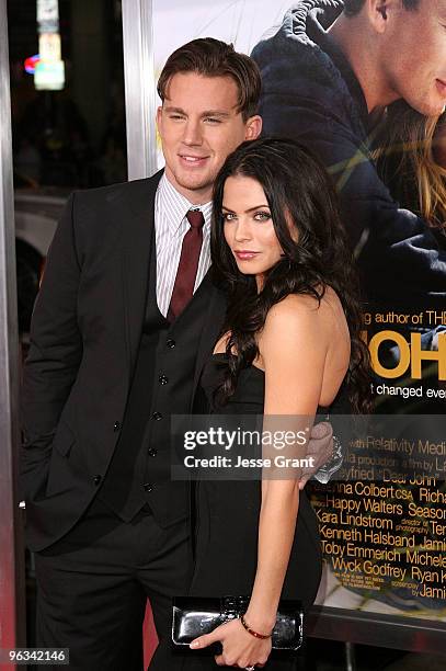 Actor Channing Tatum and Jenna Dewan arrive at the "Dear John" World Premiere held at Grauman's Chinese Theatre on February 1, 2010 in Hollywood,...