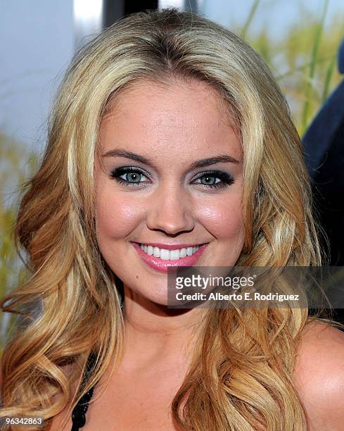 Actress Tiffany Thornton arrives at the premiere of Screen Gem's "Dear John" at Grauman's Chinese Theater on February 1, 2010 in Hollywood,...