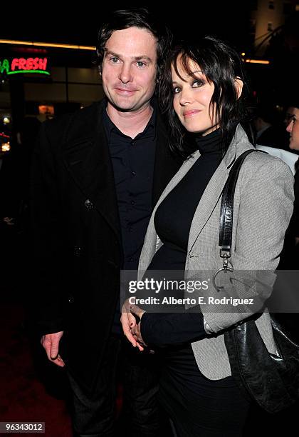 Actor Henry Thomas and wife actress Marie Zielcke arrive at the premiere of Screen Gem's "Dear John" at Grauman's Chinese Theater on February 1, 2010...