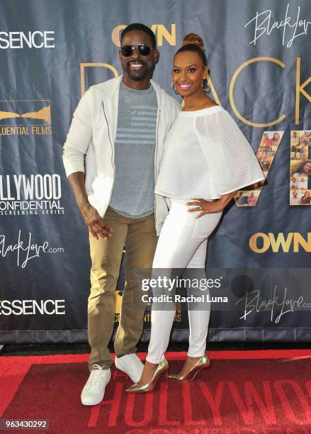 Sterling K. Brown and Ryan Michelle Bathe attend OWN's "Black Love" Clips & Conversation event at The Ricardo Montalban Theatre on May 28, 2018 in...